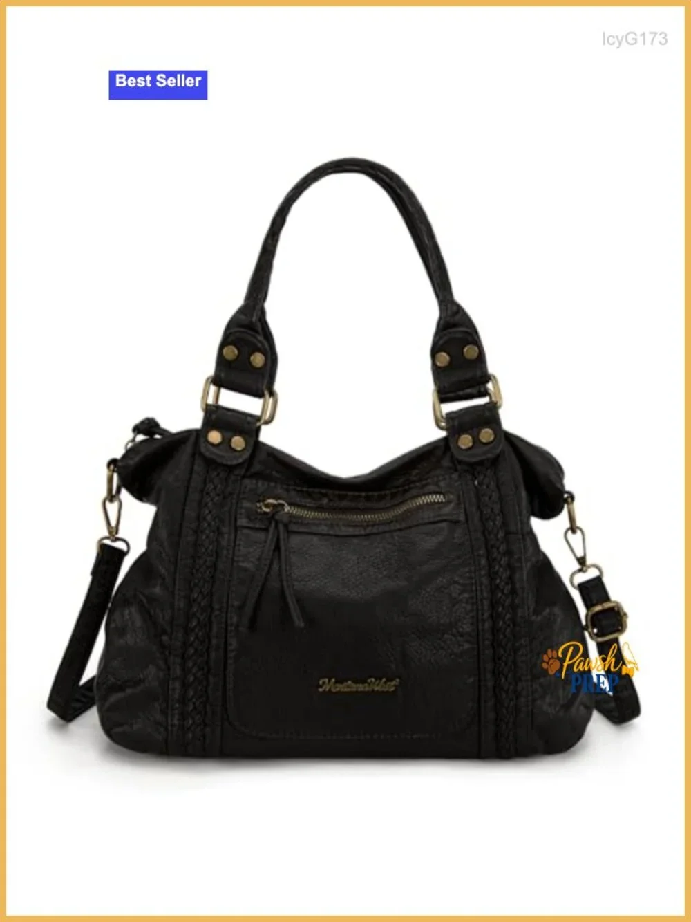 Buttery Soft PU Leather Hobo Handbag Crossbody with Top Handle